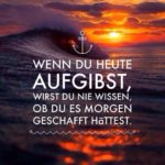Aufgeben