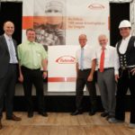 Von l. n. r.: OB Bernd Häusler, Dr. Jürgen-A. Mahling, Kim Konradsen, Stephan Czichowsky, Michael Turchi